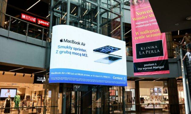 OOH Media Polska w Akcji z Kampanią Cortland dla Nowego MacBooka Air z Chipem M3!